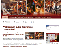 Tablet Screenshot of kunst-muehle.de